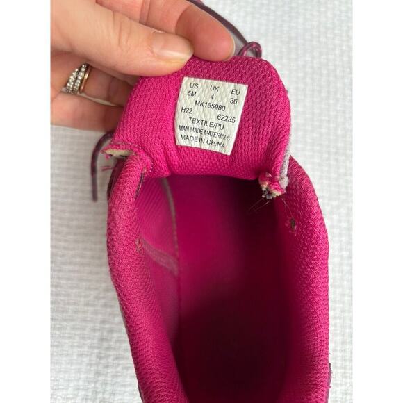 Merrell Moab Speed Low Waterproof Shoes Sz 5 M Girls Kids Hiking Sneaker Pink - Picture 8 of 8